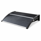 Auvent de Porte 100 x 75 cm Noir