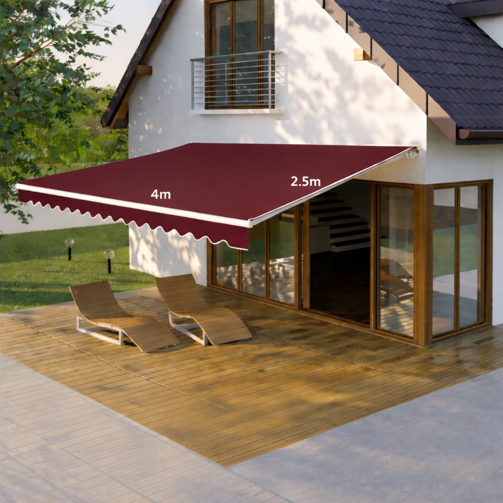 Auvent de Terrasse / Store Banne Manuel 4 × 2,5 m